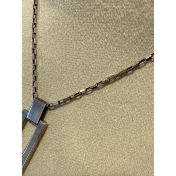 GUCCI G Necklace Sterling Silver 925 Made in Italy - Picture 7 of 8